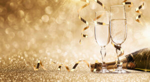 Champagne Glasses Happy New Year Colorado