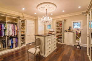 Organized closet luxury home Denver